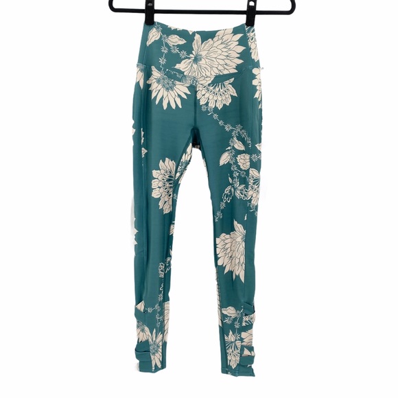 Free People Pants - NEW FP Movement Power Up Leggings Blue Green